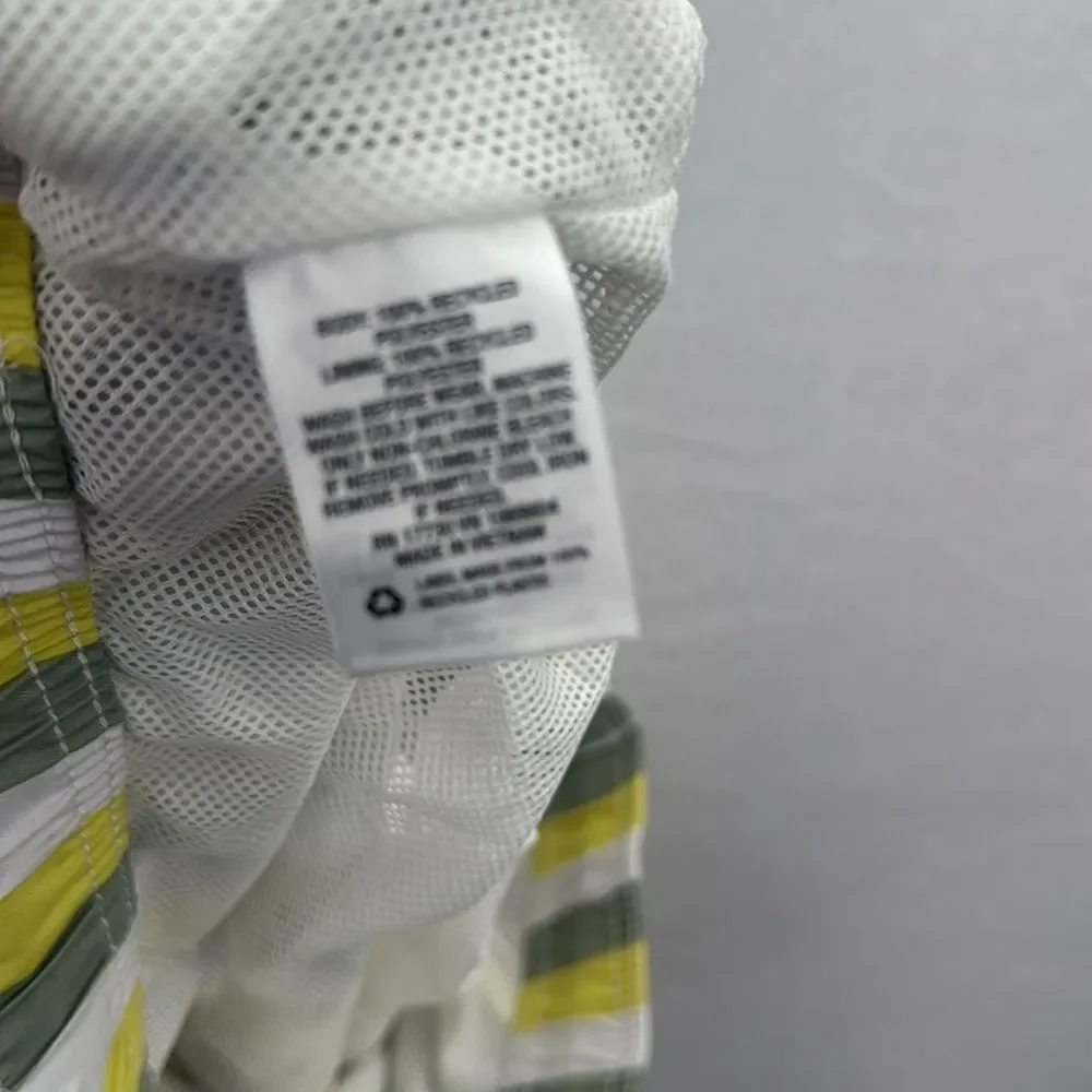 3For$20 GoodFellow Yellow/White/Green stripes Swim Trunks size large